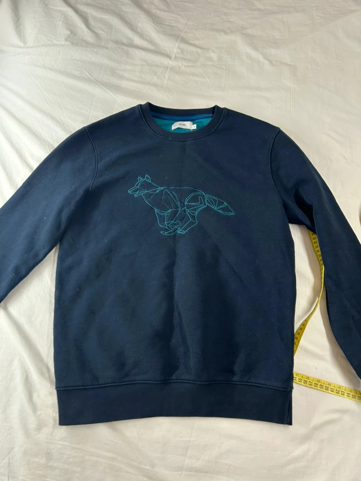 Jules marineblauwe trui met print – photo 2